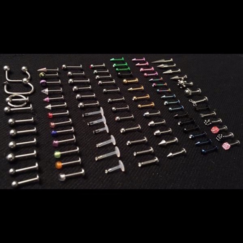 90 Labret Lip Rings Monroe Studs Body Jewelry